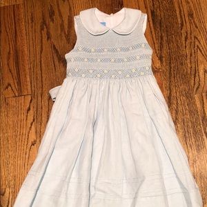 Girls smocked dress